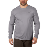 Special Order - Milwaukee WORKSKIN Shirt Long Sleeve Grey - 415G