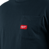 Special order - Milwaukee Pocket T-Shirt Heavy Duty Short Sleeve Blue - 601BL