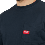 Special order - Milwaukee Pocket T-Shirt Heavy Duty Long Sleeve Blue - 602BL