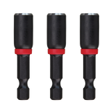 Special Order - Milwaukee SHOCKWAVE™ Power Bit Magnetic Nut Driver 1/4" x 50mm (2") 3 Pack - 49664522