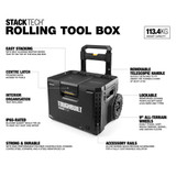 ToughBuilt StackTech Rolling Tool Box - TB-B1-B-70R