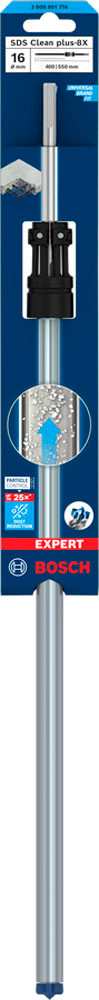 Bosch Expert Hammer Drill Bit SDS Clean Plus-8X 16x400x550mm - 2608901774