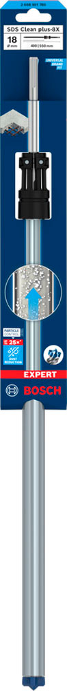 Bosch Expert Hammer Drill Bit SDS Clean Plus-8X 18x400x550mm - 2608901780