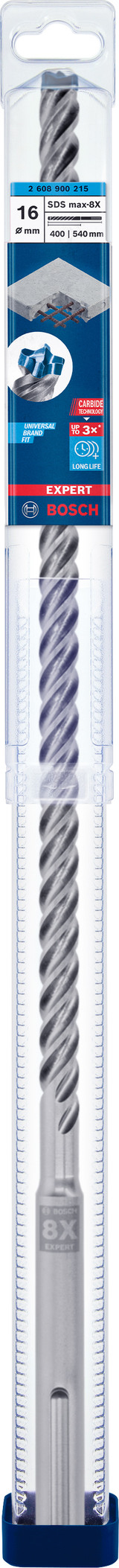 Bosch Expert Hammer Drill Bit SDS Max-8X 16x400x540mm - 2608900215