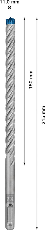 Bosch Expert Hammer Drill Bit SDS Plus-7X 11x150x215mm - 2608900106
