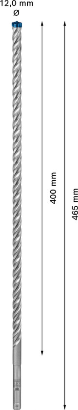Bosch Expert Hammer Drill Bit SDS Plus-7X 12x400x465mm - 2608900113