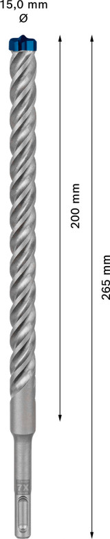 Bosch Expert Hammer Drill Bit SDS Plus-7X 15x200x265mm - 2608900128