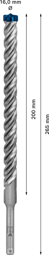 Bosch Expert Hammer Drill Bit SDS Plus-7X 16x200x265mm - 2608900131