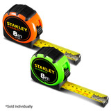 Stanley Hi-Vis Tape Measure 8m Orange/Green - STHT36070