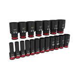 Milwaukee 19 pc Shockwave Socket Set SAE - 49667012