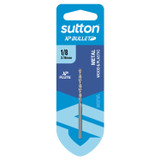 Sutton XP Bullet Drill Bit HSS Jobber 1/8in Carded - D220H0318