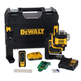 Order In - DeWalt Multi Line Laser Green Beam Remote Control 3 X 360 18V kit - DCLE34035D1-XE