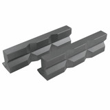 ITM Magnetic Soft Vice Jaws 125mm Aluminium Prism Face  - TM121-125