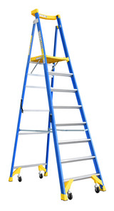 Order In - Bailey Platform Ladder Job Station 8 Step 2.4m FG - FS13535