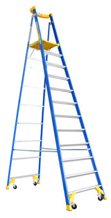 Order In - Bailey Platform Ladder Job Station 12 Step 3.6m FG - FS13537