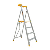 Gorilla Platform ladder 4 Step (1.14m) Pro-Lite Aluminium 150kg Industrial - PL004-PRO