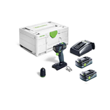 Order In - Festool Compact 2 Speed Drill 18V 4.0Ah Bluetooth in Systainer TXS Kit - 578284
