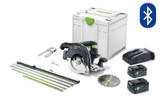 Festool Circular Saw 160mm 18V 5.0Ah Bluetooth in Systainer with 420mm Cross Cut Rail HKC 55 Kit - 578291