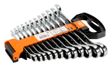 Bahco Metric Combination Ratcheting Wrench Set - 12 Pcs/Plastic Holder - 1RM/SH12