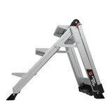Order In - Little Giant JUMBO STEP, 3-step model - 150 kg rated, aluminum stepstool with handrail - 11903-440
