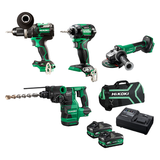 Order In - Hikoki 4 Piece 36V Brushless Combo - KC36D4A3(HRZ)