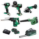 Order In - Hikoki 5 Pce 36V Brushless Combo - KC36D5B3(HRZ)