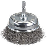 Bordo Cup Brush Crimp Wire Hex Shank 75mm - 5130-75S