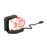 Ledlenser HF4R Work 500lm Rechargeable IP68 Flood & Spot Beam Robust 72gm Headlamp Yellow - ZL502793