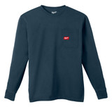 Order In - Milwaukee GRIDIRON Pocket Tee Long Sleeve Blue - 606BL