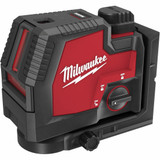 Milwaukee REDLITHIUM™ Laser Cross + 2 Plumb L4CPL-301C Kit