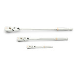 Order In - Gearwrench 3 Piece 1/4", 3/8", 1/2" Drive 120Xp Locking Flex Head Ratchet Set - 81382