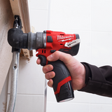 Milwaukee M12 Sub-Compact Brushless 2 Piece Power Pack 2D (w/ M12B3 Batteries) - M12BLPP2D302B