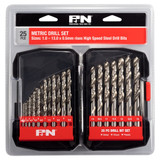 P&N HSS Jobber Drill Set Metric 1-13mm 25 Piece - 166044642