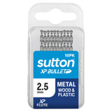 Sutton HSS XP Bullet Drill Bit Jobber 2.5mm 10 Pack - D220T0250