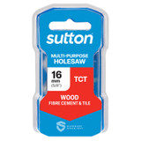 Sutton Holesaw TCT Multi-Purpose Yellow 16mm - H1270160