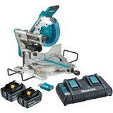 Makita 18V x 2 Brushless 260mm Slide Compound Saw Kit - DLS111PT2U