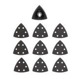 Milwaukee OPEN-LOK™ 89mm H&L Multi-Tool Sanding Pad & Assorted Grit Sandpaper Set  89mm (3 1/2") - 10 Pack - 49252009