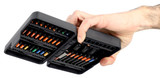 Bahco 1/4” Impact Torsion Bit Set for Phillips/TORX®/Robertson/Hex Head Screws 38 Pcs - 66IM/38C-1