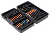 Bahco 1/4” Impact Torsion Bit Set for Phillips/TORX®/Robertson/Hex Head Screws 38 Pcs - 66IM/38C-1