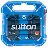 Sutton SupaTorq Stack-In Screwdriver Bit Square Sq2 x 50mm 10 Pack - S204T10B02