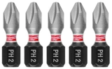Milwaukee SHOCKWAVE™ Phillips #2 Insert Bit 5 Pack - 48324601