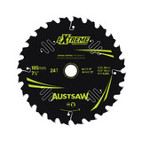 Austsaw Extreme Wood with Nails Blade 185mm x 20/16 Bore x 24 T - TBPP1852024