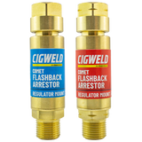 Cigweld BlueJet FBA COMET Flashback Arrestor Regulator Mount Set - 208513