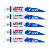 Lenox 6TPI Demolition Bi-Metal Reciprocating Saw Blades 152 X 22 X 1.6MM 5 Pack - 203706066R5