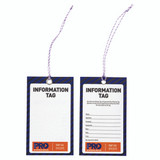 Order In - Prochoice Safety Tag Information 100 Pack 125mm x75mm - STI12575