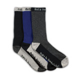 Order In - Bata Industrials Socks Cotton/Polyester/Elastane/Nylon 3 Pack Dark - 89092000