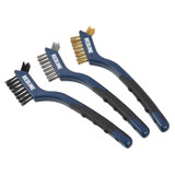Redline Mini Wire Brush Set 3 Piece - RLWB001