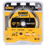 DeWalt Saw Blade XR Extreme Runtime 210 MM X 60T (30 MM) - DT99567-QZ