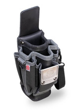 VETO Pro Pac VPP10653 Medium Leather Back Tool Pouch W/Belt Clip 9 Pockets - VETOMP1X
