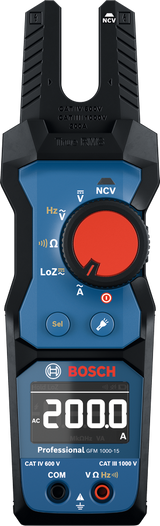 Bosch 1000V Fork Meter IP54 - GFM 1000-15 - 601077400